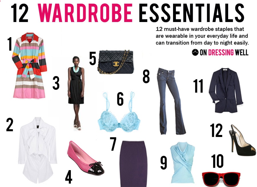 12 wardrobe basics for women